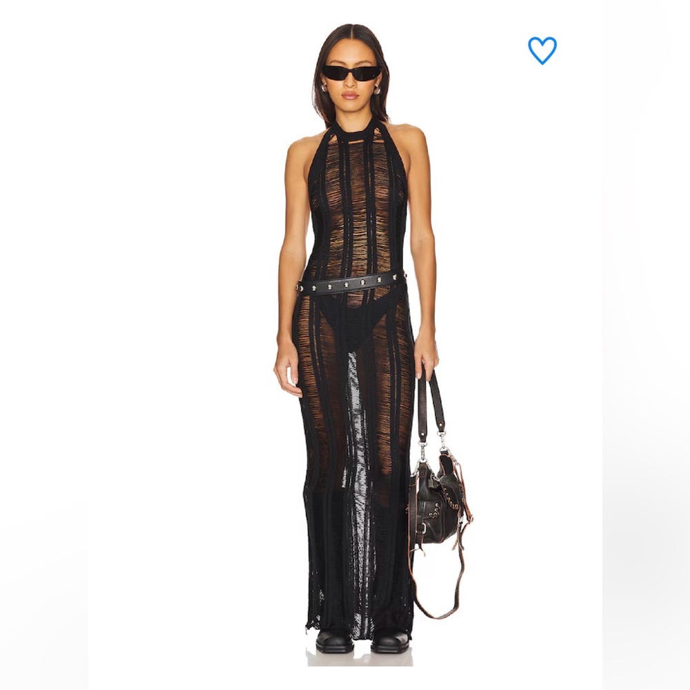 Superdown maxi crochet dress